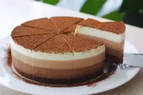 Triple mousse cake